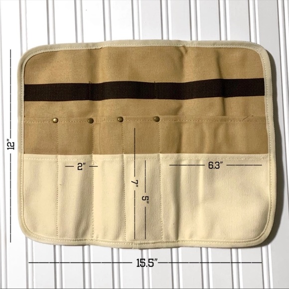 Canvas Camping BBQ Utensil Case - Picture 4 of 11